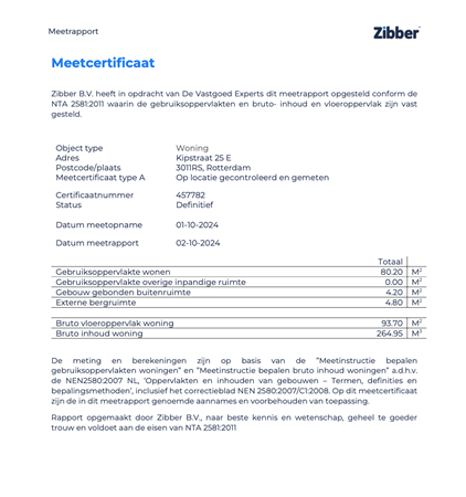 Floorplan - Kipstraat 25E, 3011 RS Rotterdam